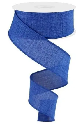 1.5" Royal Canvas Ribbon: Royal Blue (10 Yards)