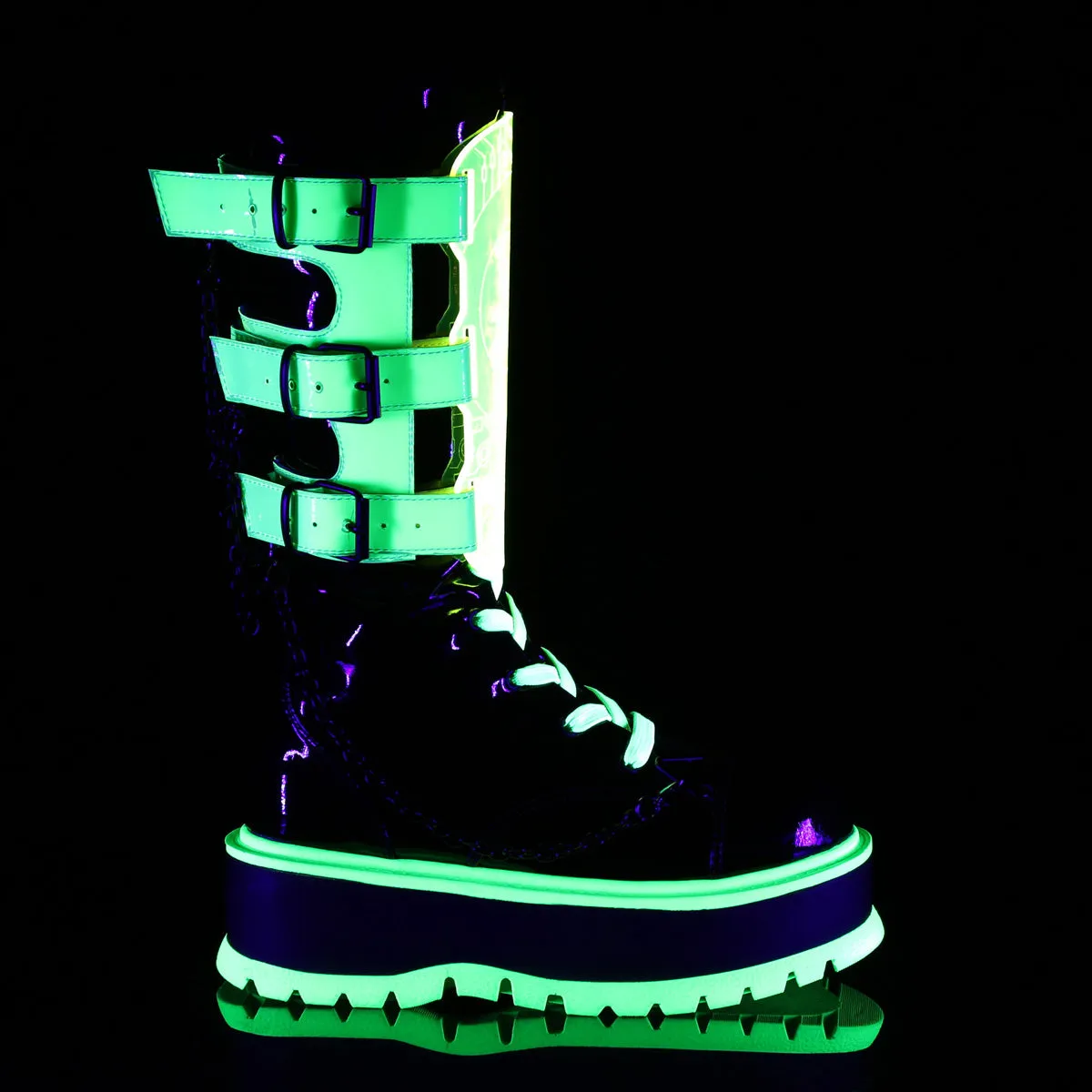 2 Inch Platform SLACKER-156 Neon Green