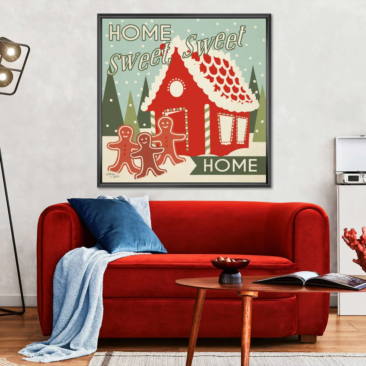 50s Christmas Wall Art