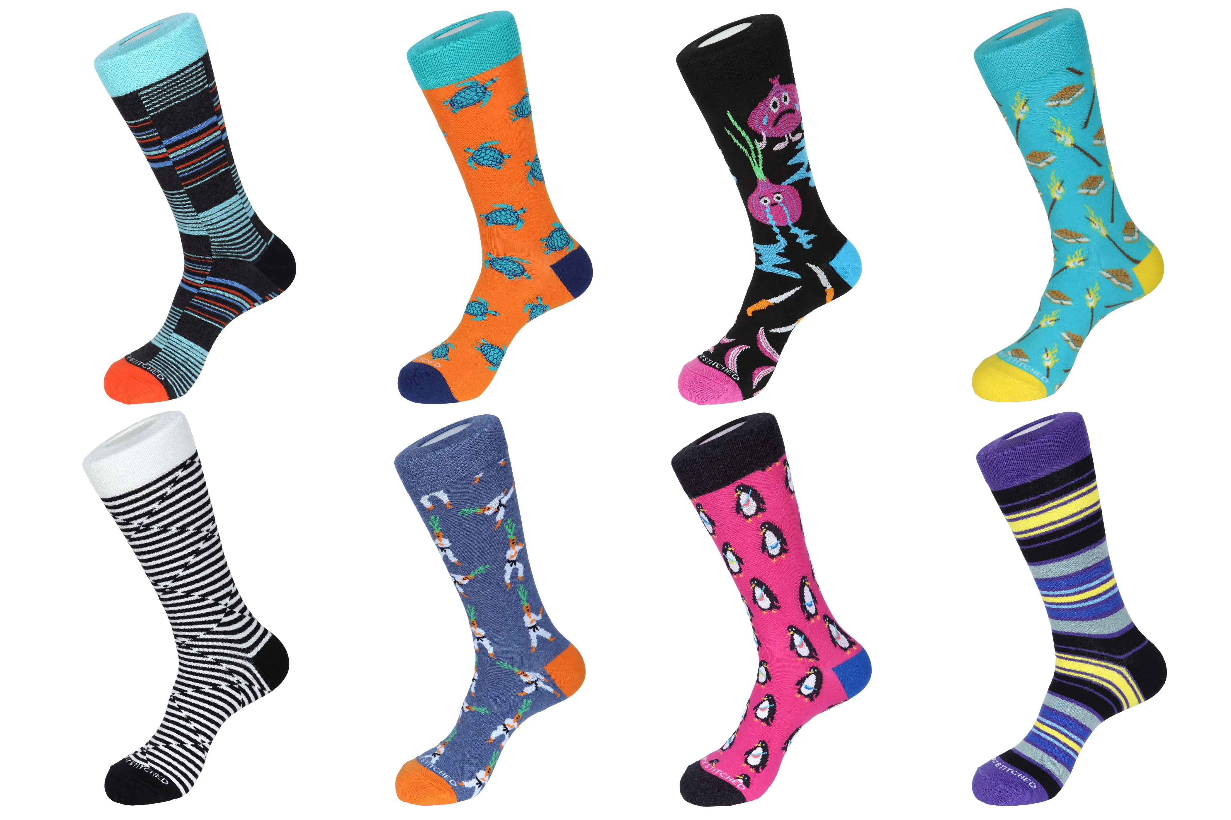 8 Pair Combo Pack Socks