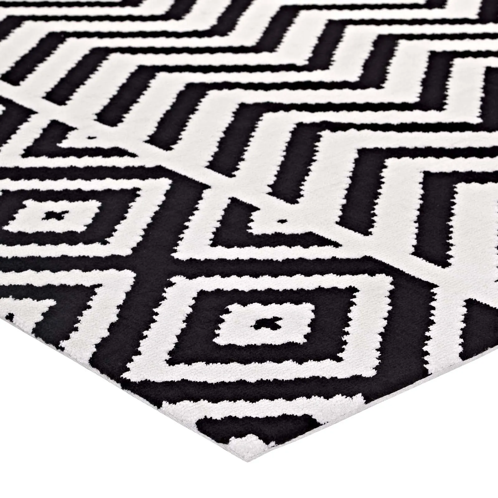 Ailani Geometric Chevron / Diamond Area Rug by Modway