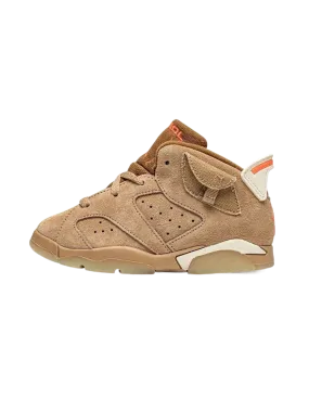 Air Jordan 6 Retro "Travis Scott - British Khaki" (Infant & Kids)