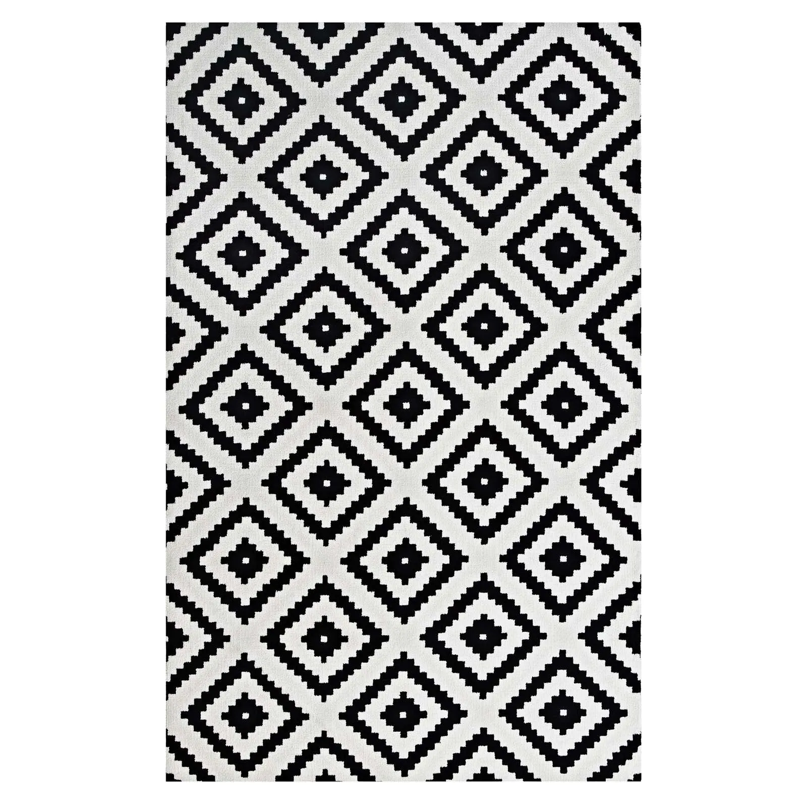 Alika Abstract Diamond Trellis Area Rug by Modway