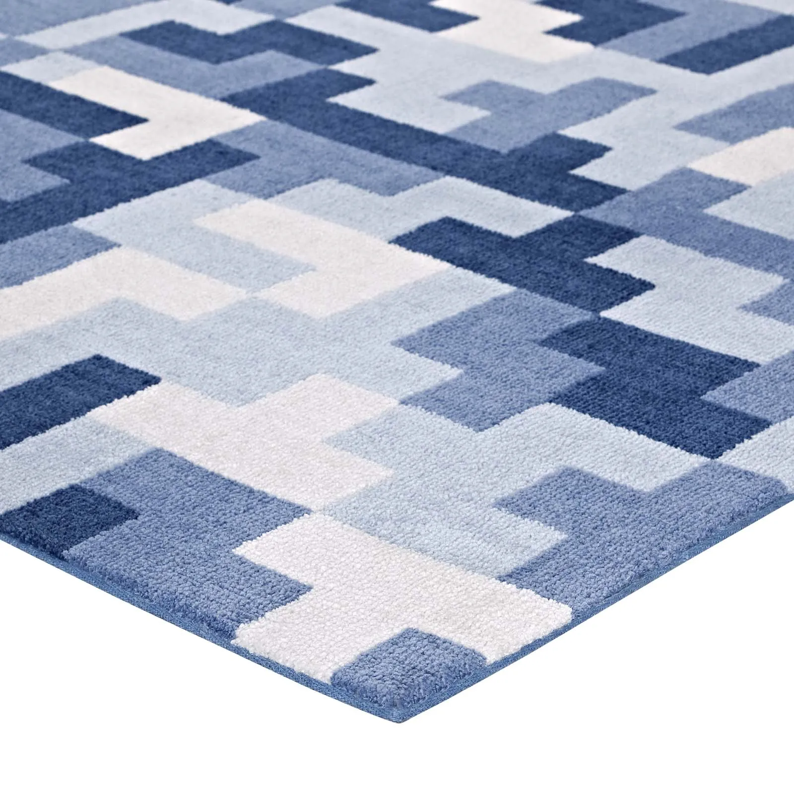 Andela Interlocking Block Mosaic Area Rug by Modway