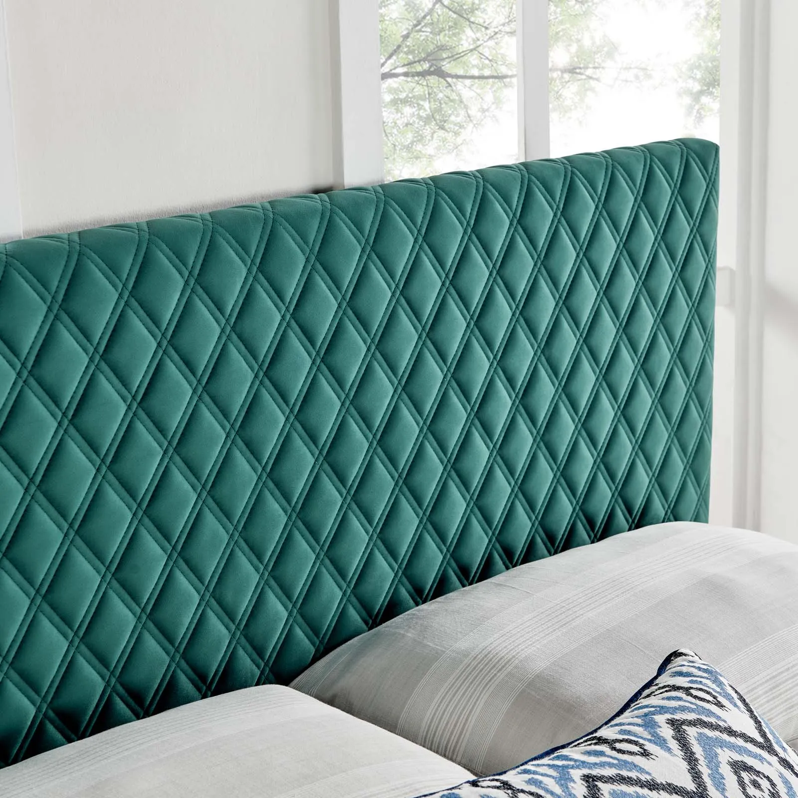 Angela Performance Velvet Headboard