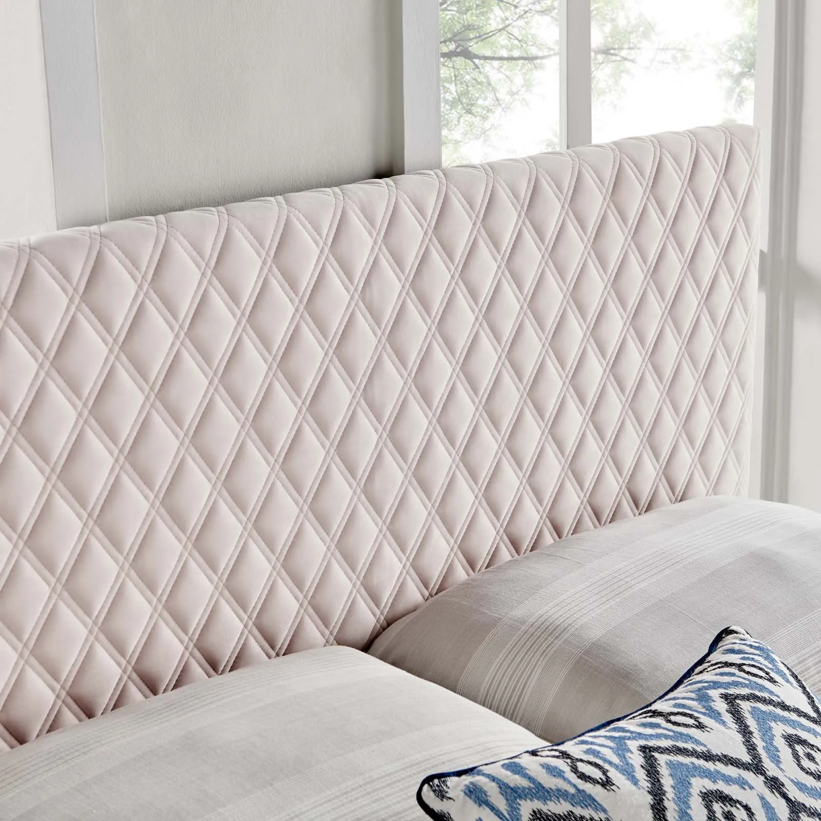 Angela Performance Velvet Headboard