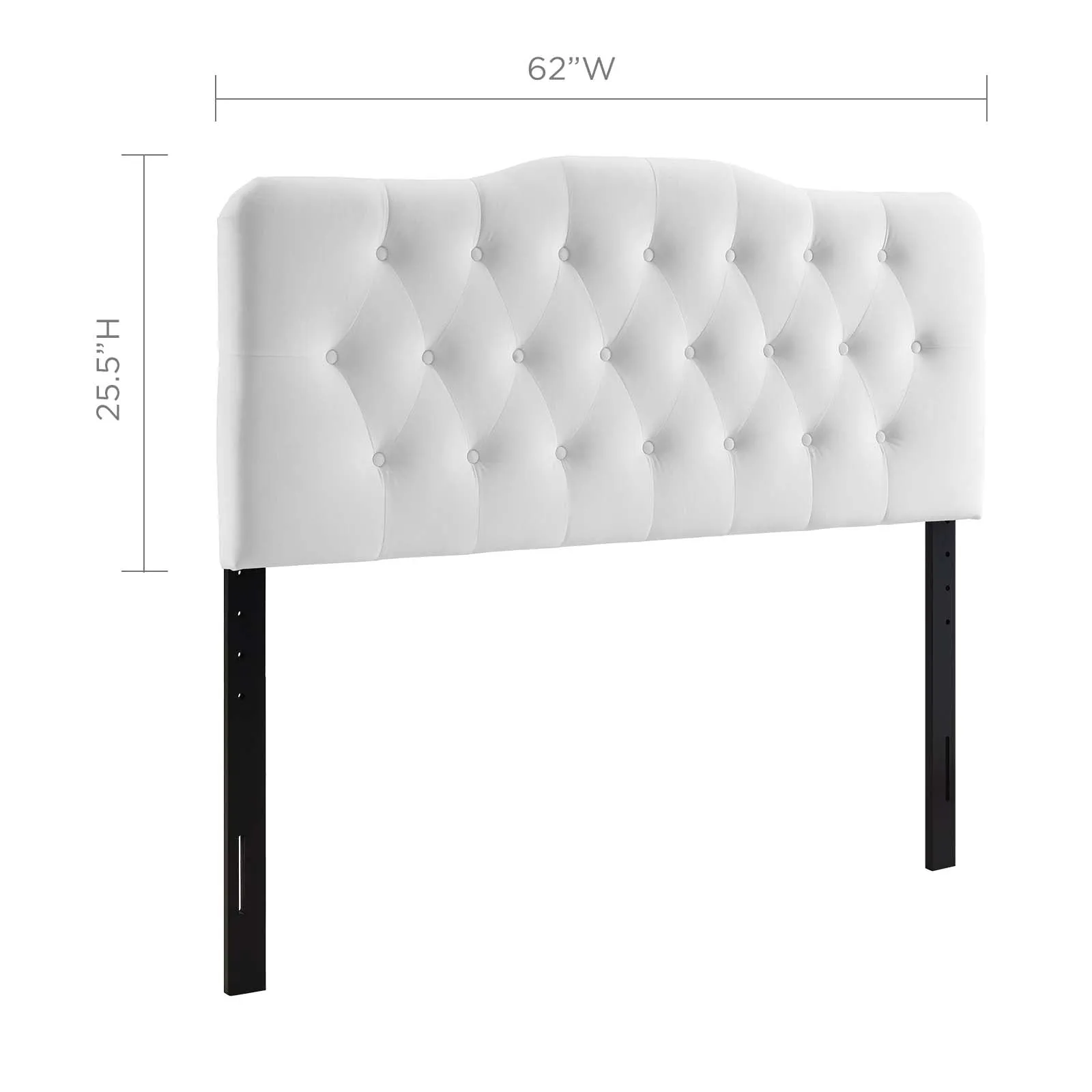 Annabel Diamond Tufted Performance Velvet Headboard by Modway