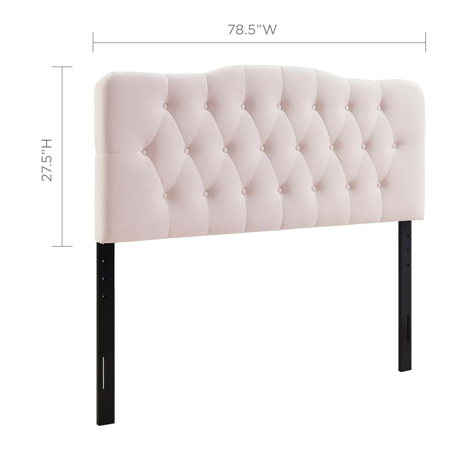 Annabel Diamond Tufted Performance Velvet Headboard by Modway