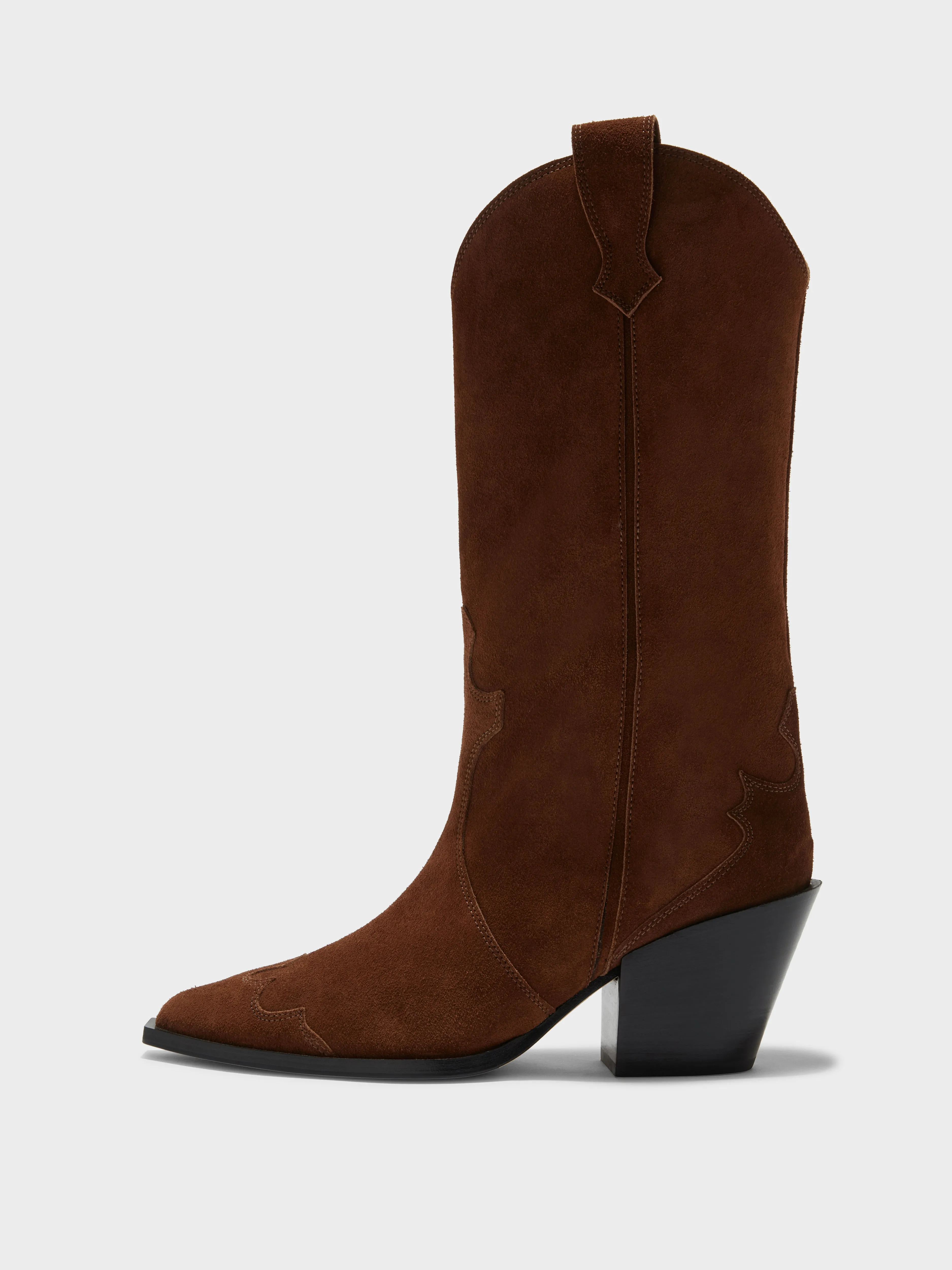 Ariel Suede Cowboy Boots