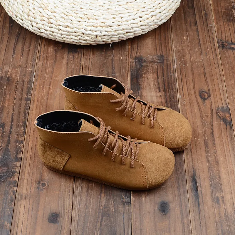 Autumn Handmade Casual Women Short Boots |Gift Shoes