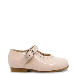 Beberlis Pink  Patent Scalloped Mary Jane