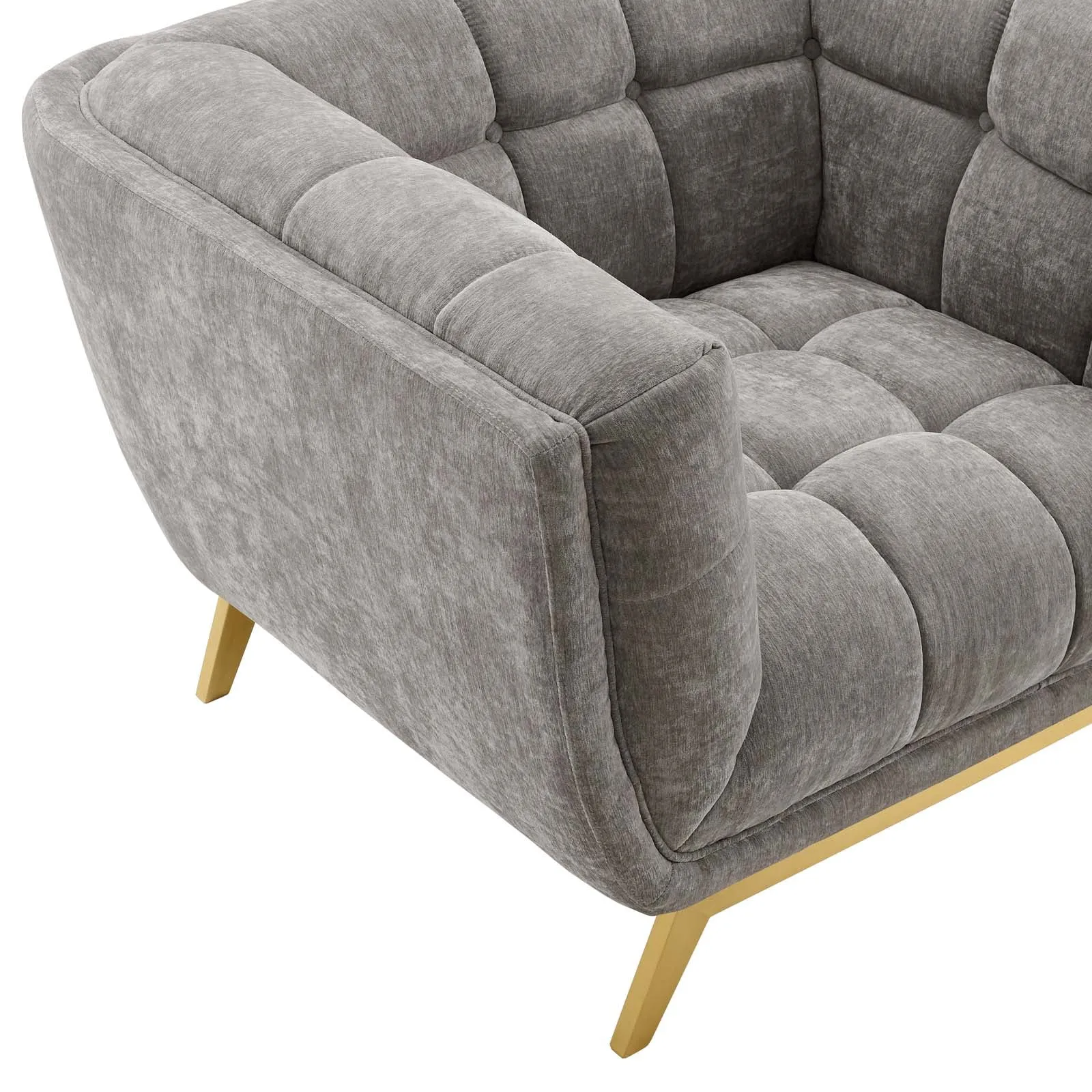 Bestow Crushed Performance Velvet Armchair