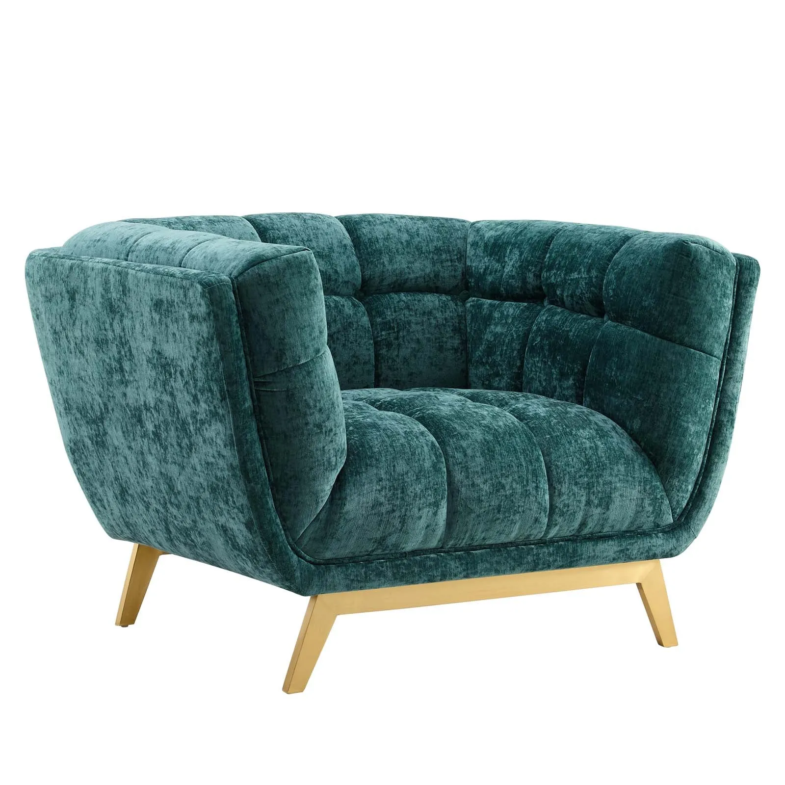 Bestow Crushed Performance Velvet Armchair