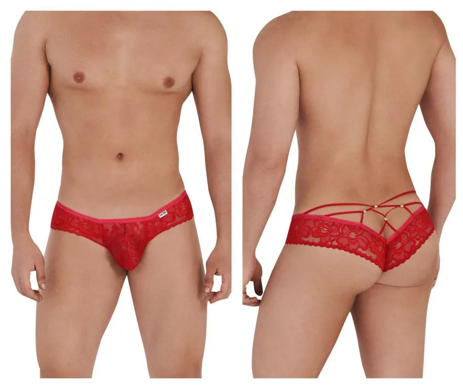 CandyMan Lace Peekaboo Briefs