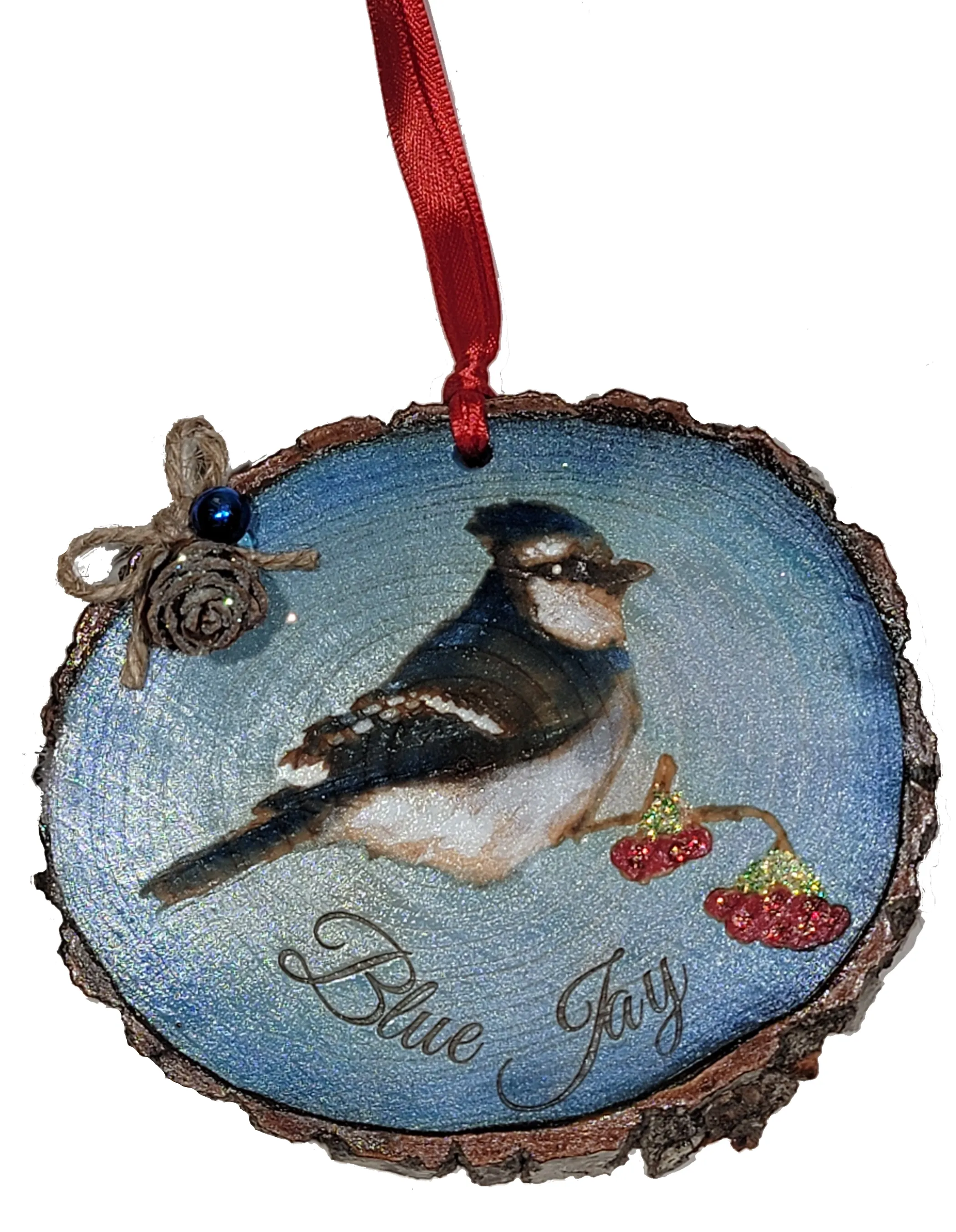 Carolina Song Bird Engraved Ornaments