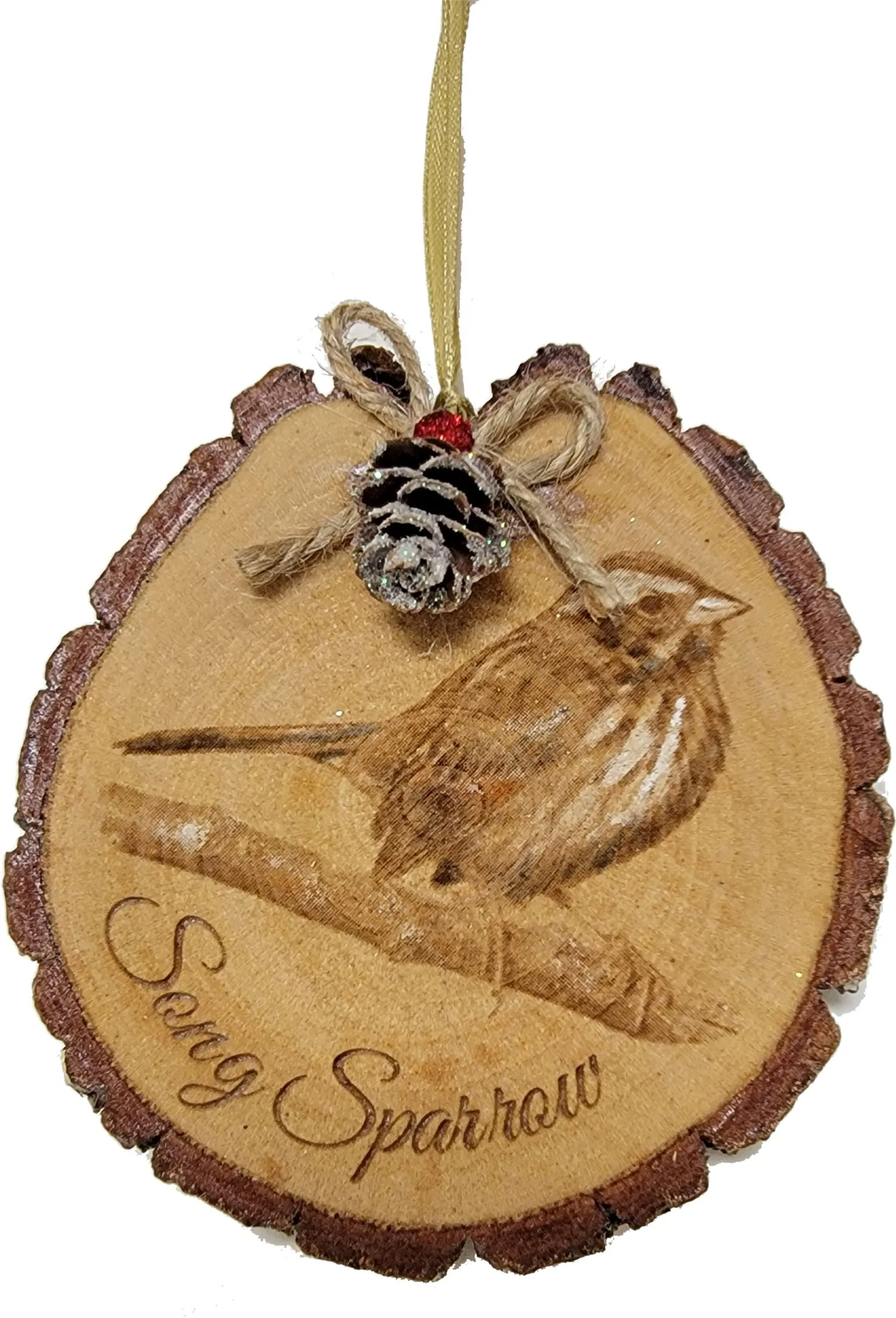 Carolina Song Bird Engraved Ornaments