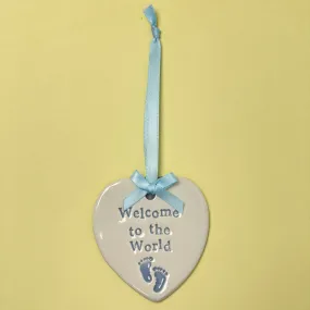 Ceramic hanging - Welcome to the World