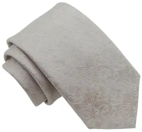 Champagne Paisley Wedding Tie