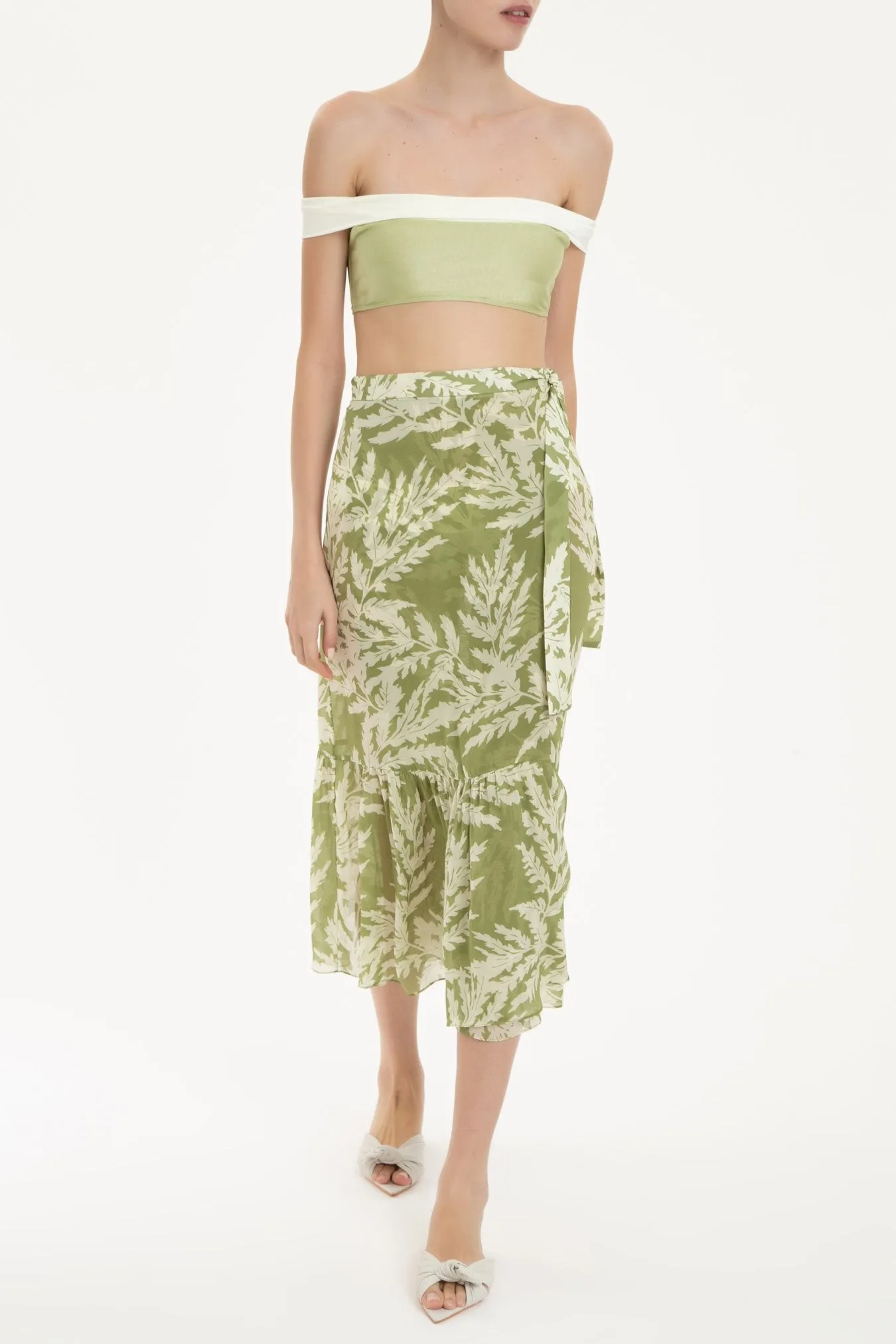 Classic Foliage Pareo Skirt