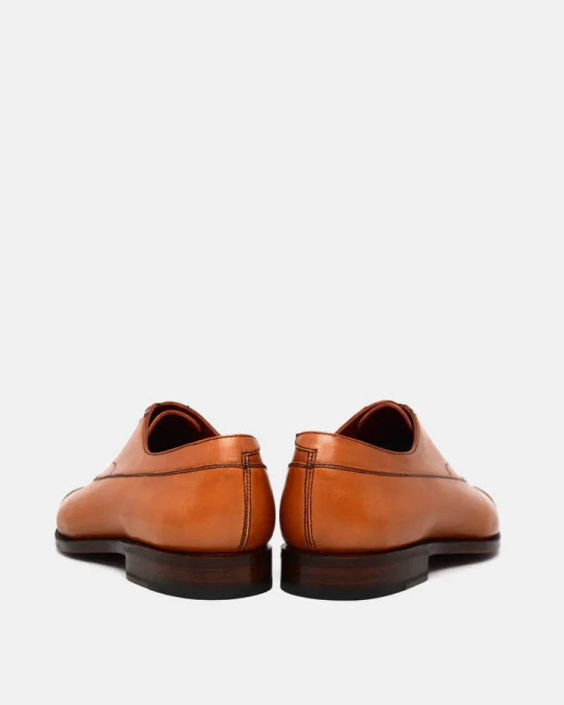 Cognac Calf Oxford Shoe