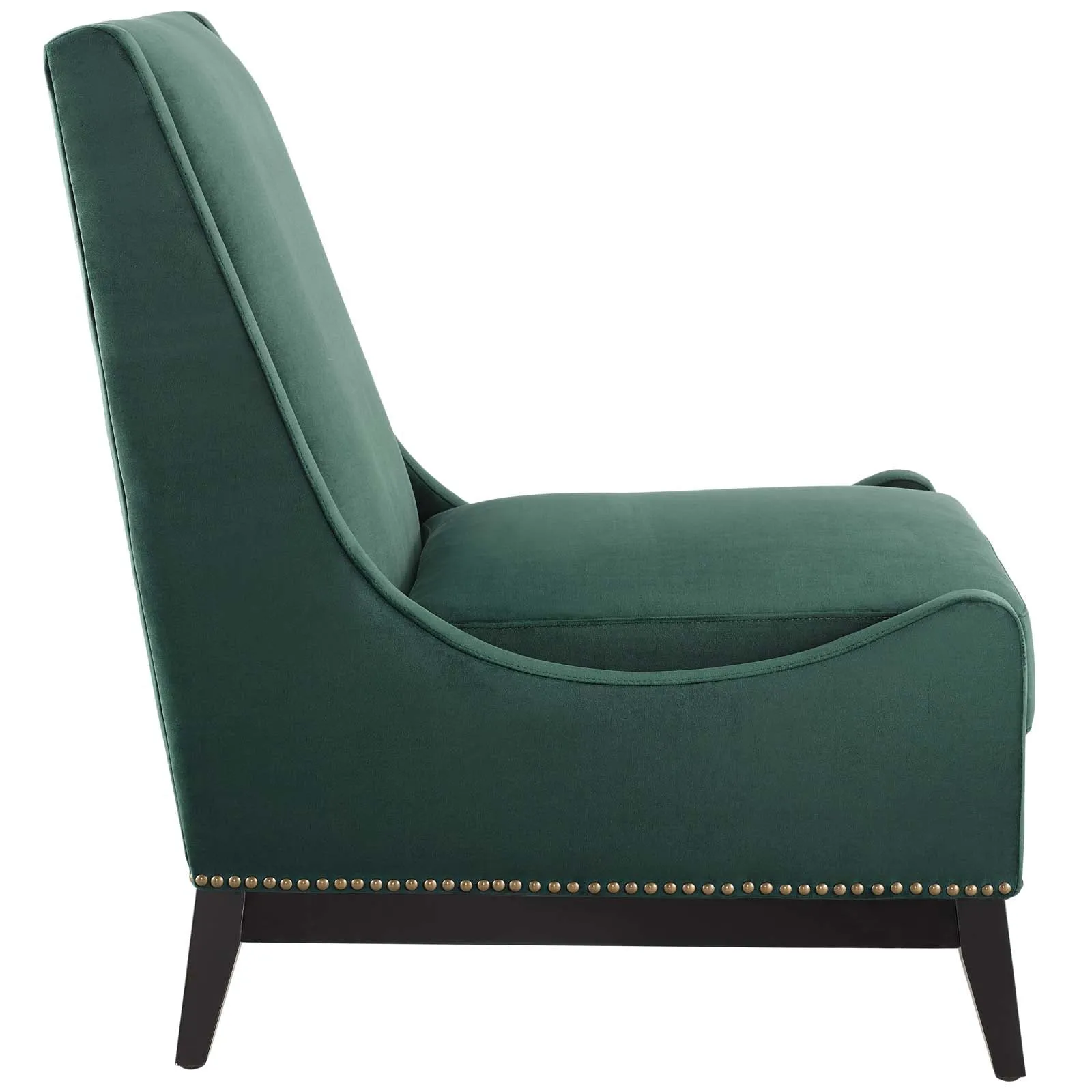 Confident Accent Upholstered Performance Velvet Lounge Chair by Modway