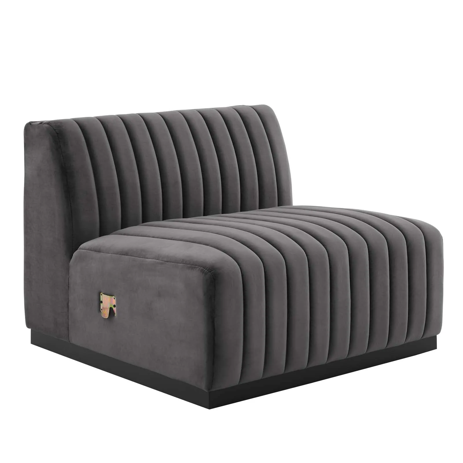 Conjure Channel Tufted Performance Velvet 4-Piece Sectional by Modway