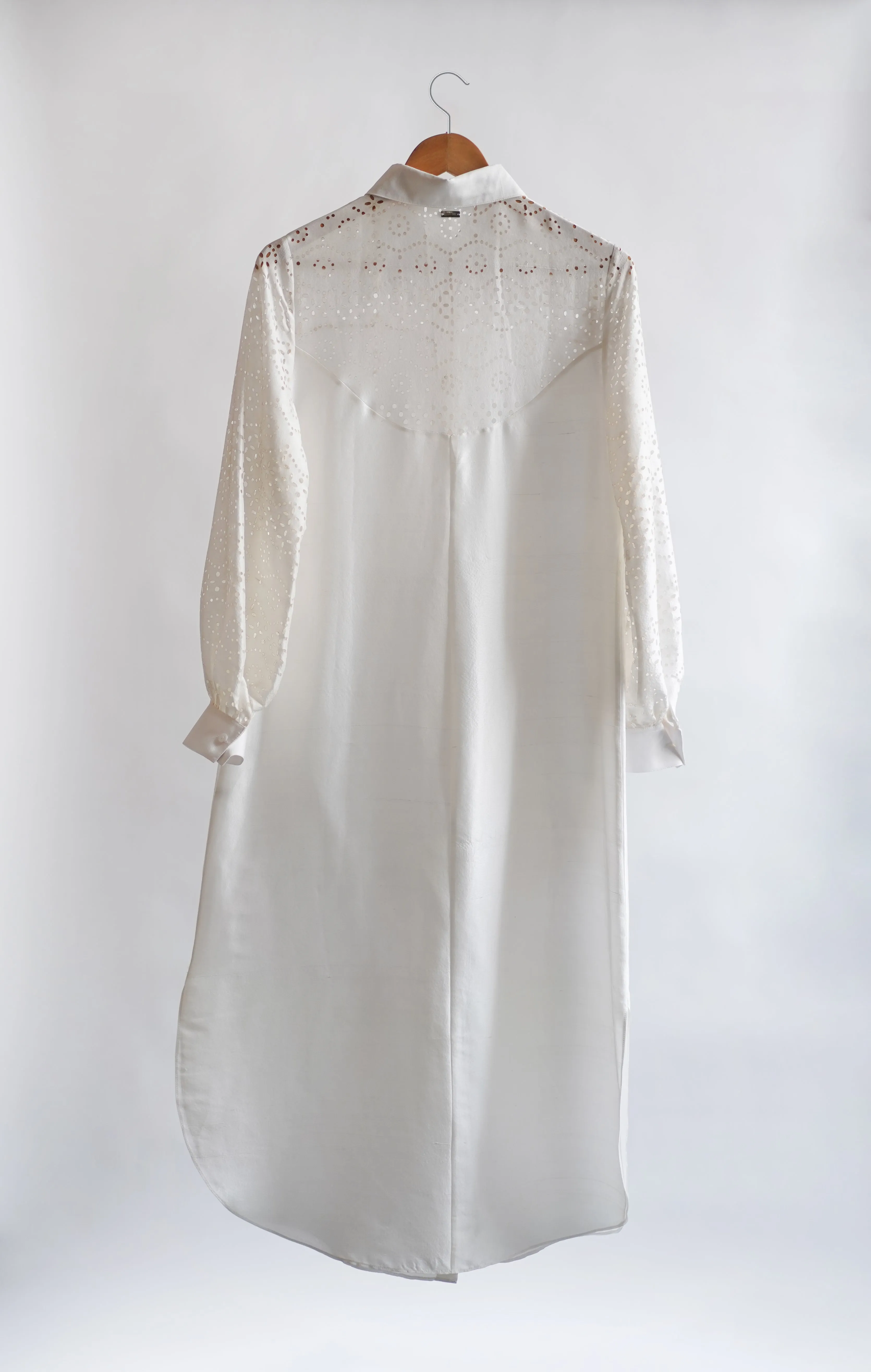 Cutwork Shirt Dress