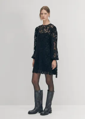 Dablon Lace Black Dress