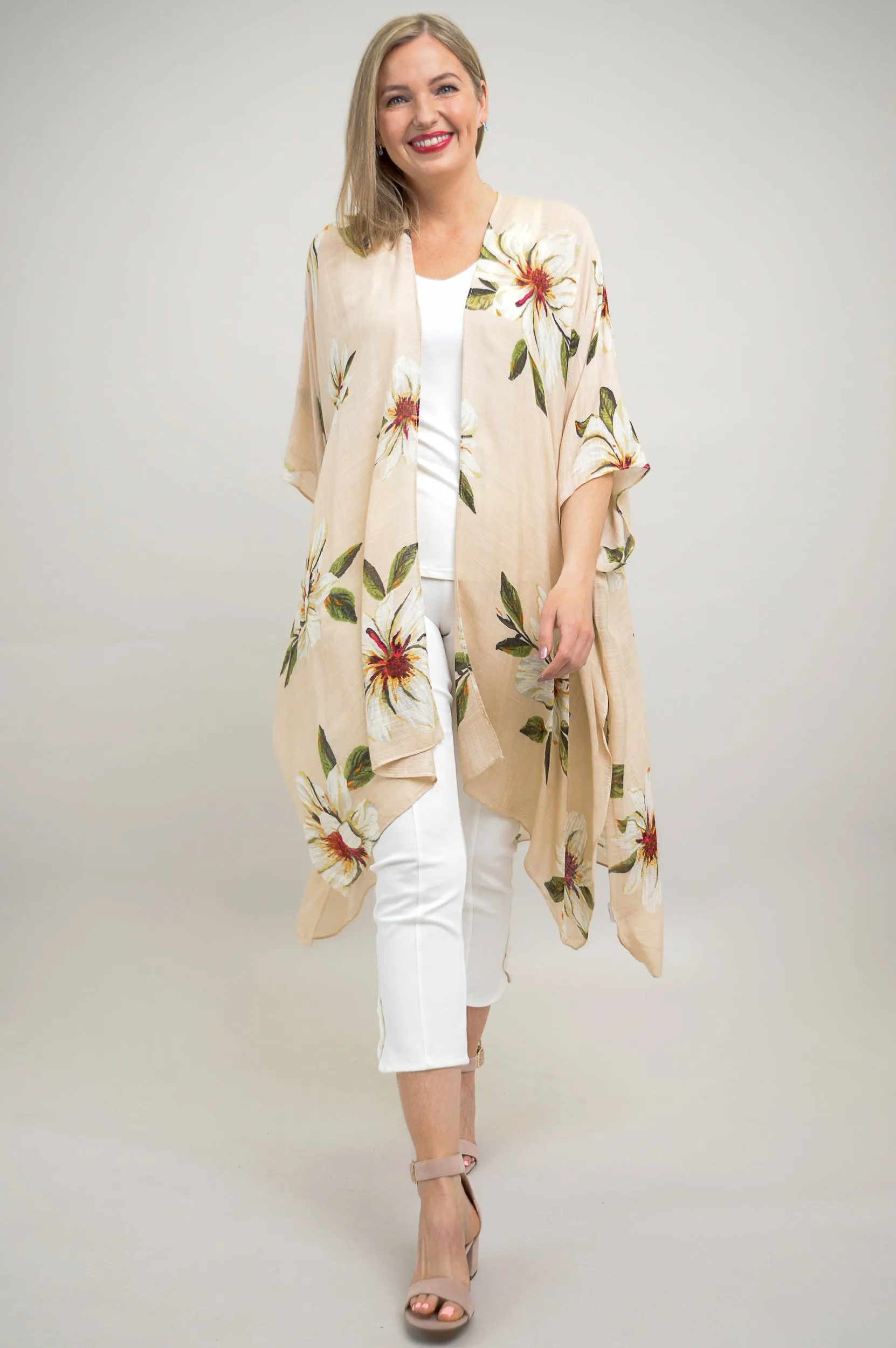 Darcy, Sand Floral, One Size