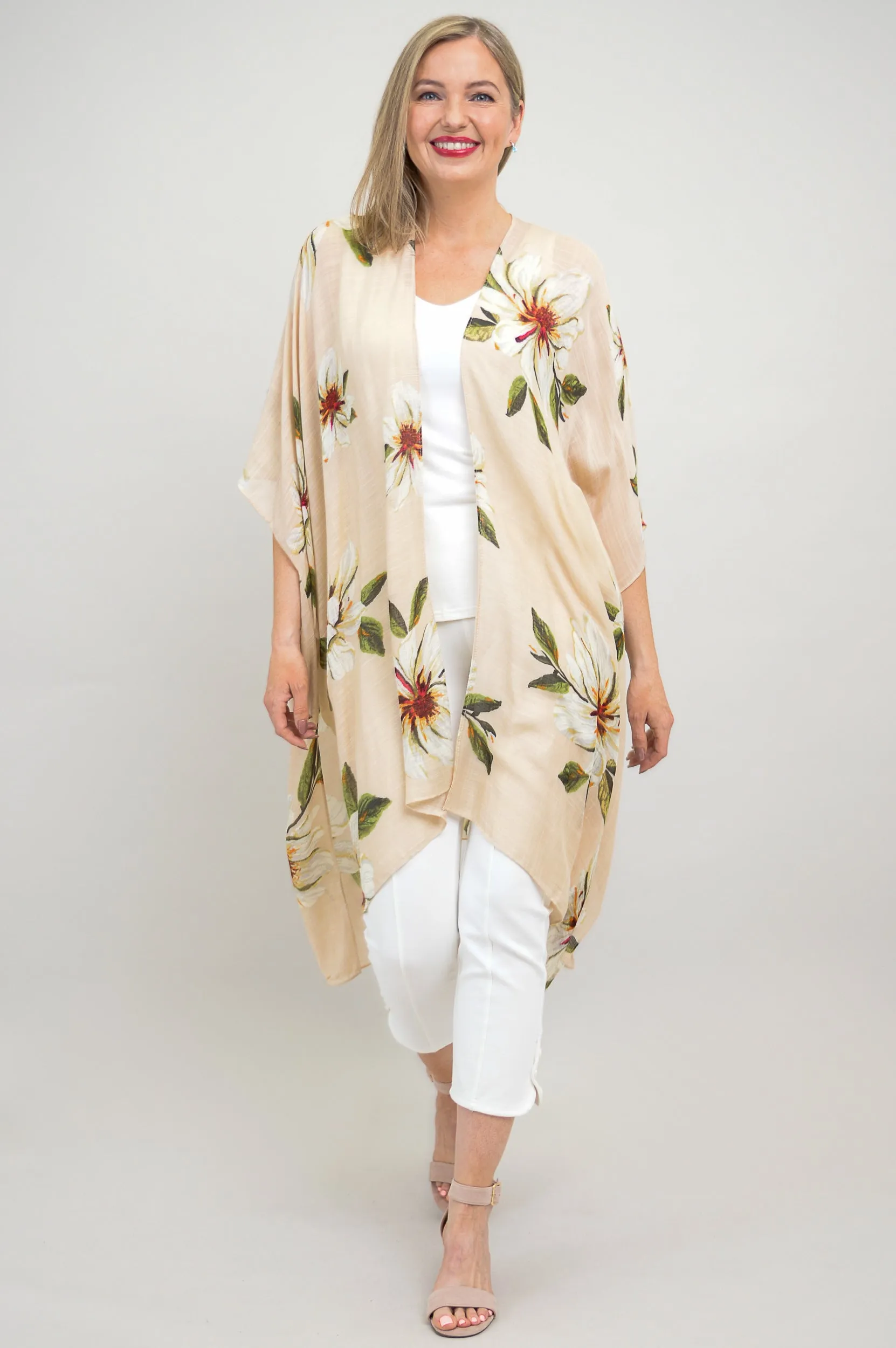 Darcy, Sand Floral, One Size