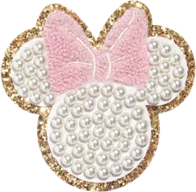 Disney Minnie Mouse Small Glitter Pearl Patch