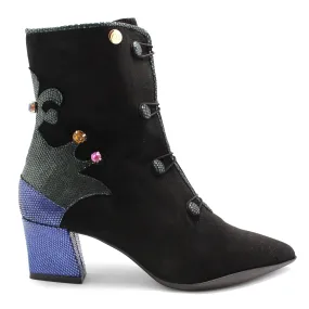 Emperor-Black suede ankle boot- last pairs 38, 39 and 40!