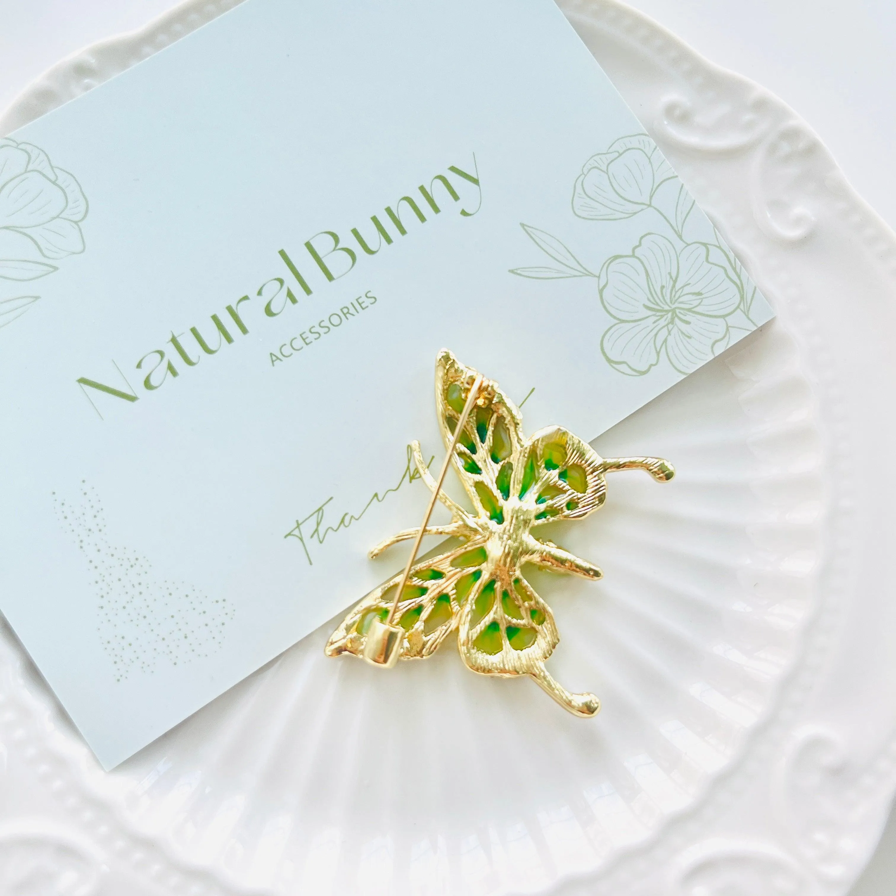 Exquisite Butterfly Brooch