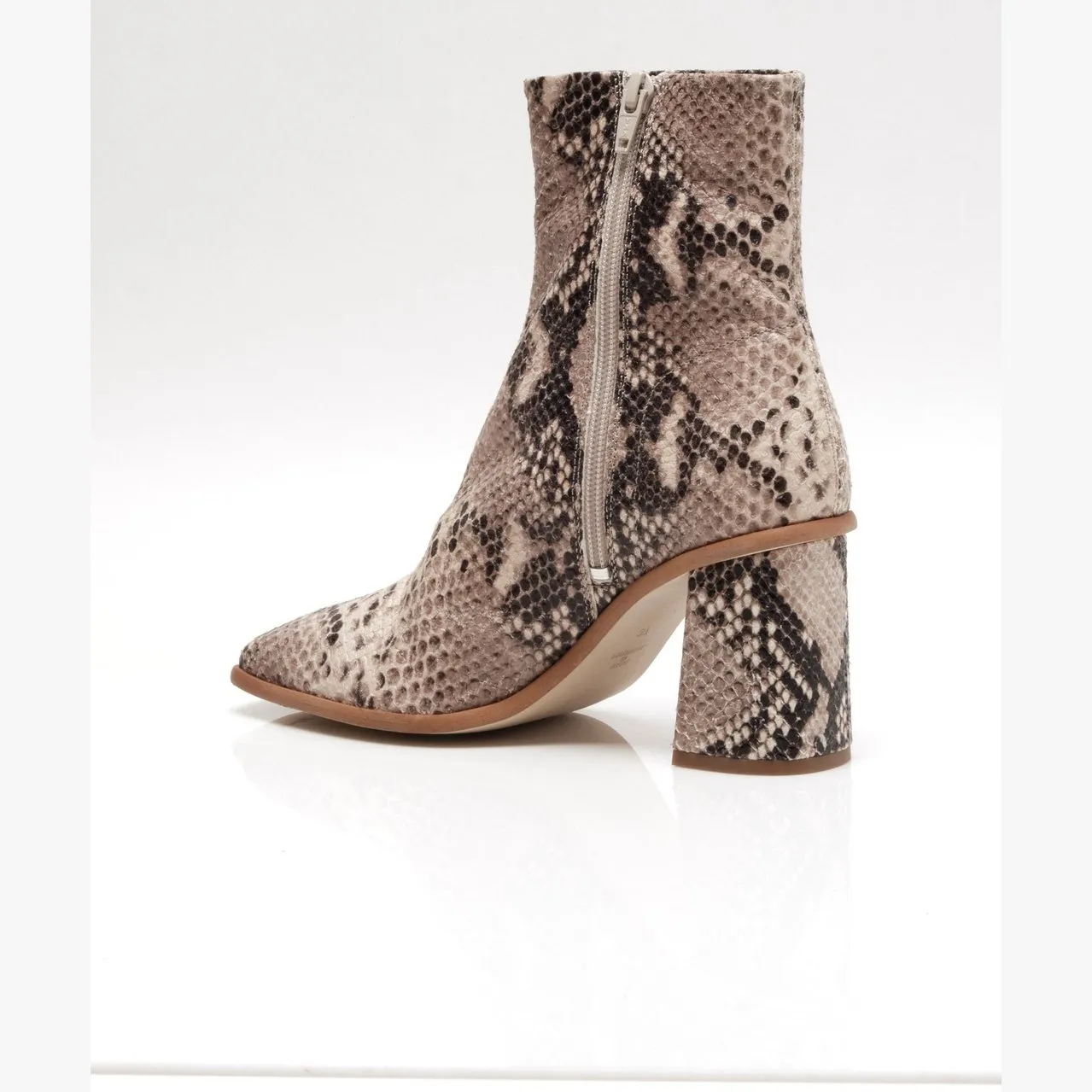 Free People Sienna Snake Ankle Boot