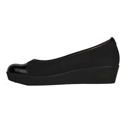 Gabor Fabric Wedge Pumps - 76.471 - Black