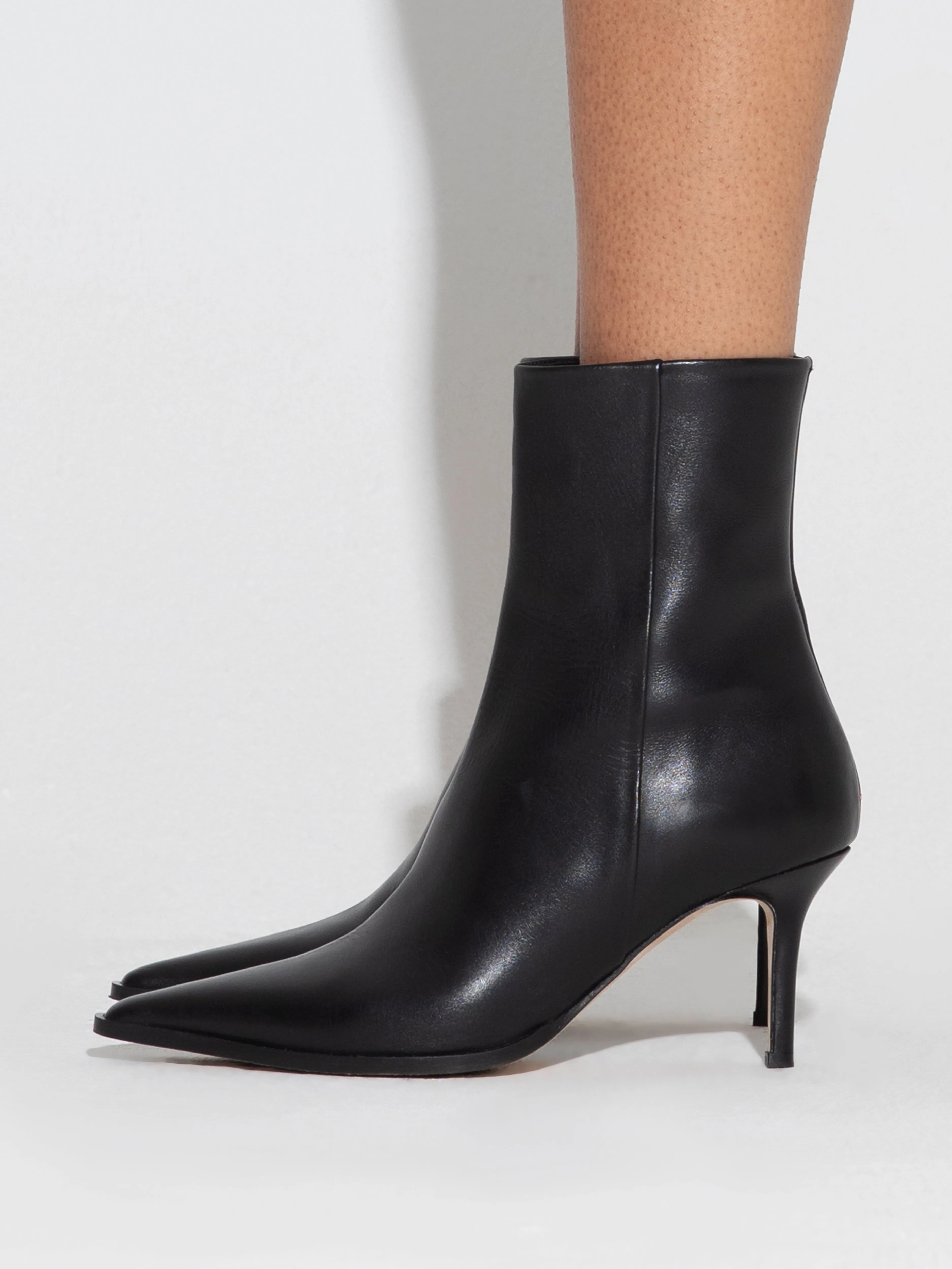 Hexi Leather Ankle Boots