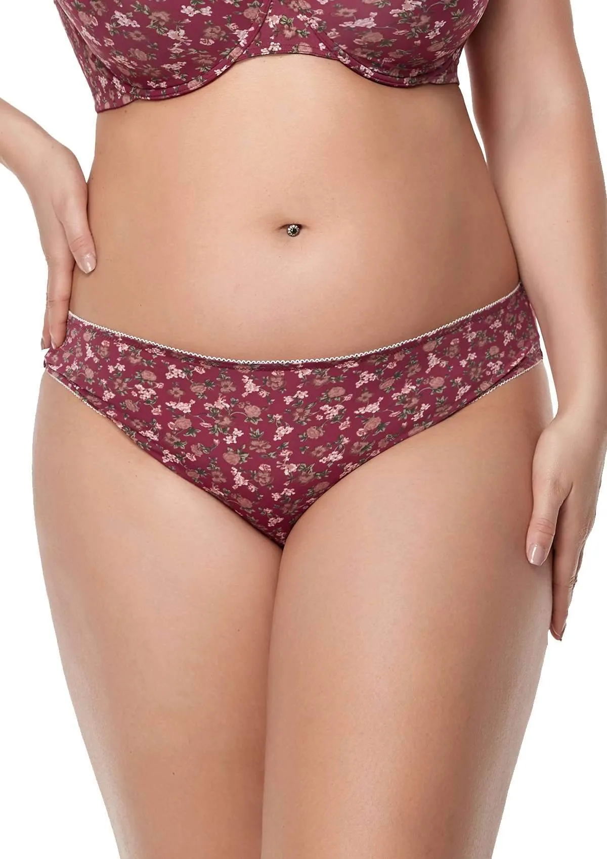 HSIA Vintage Floral Soft Stretch Bikini Underwear 3 Pack