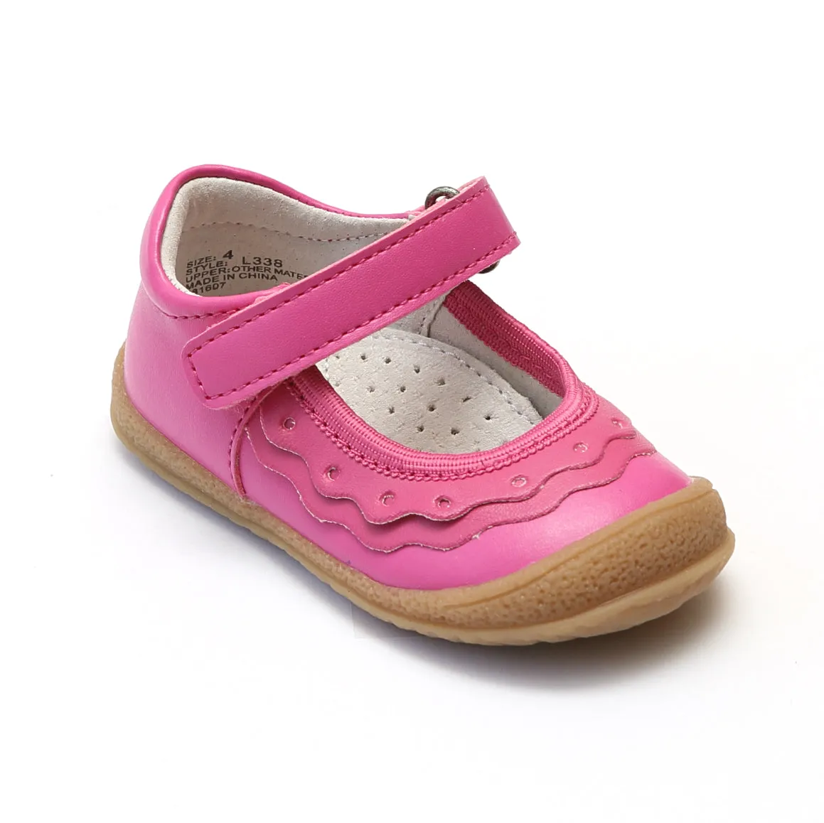 L'Amour Girls Ruffle Mary Janes