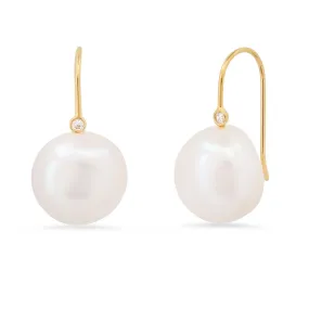 Lustrous Drop Pearl Earrings