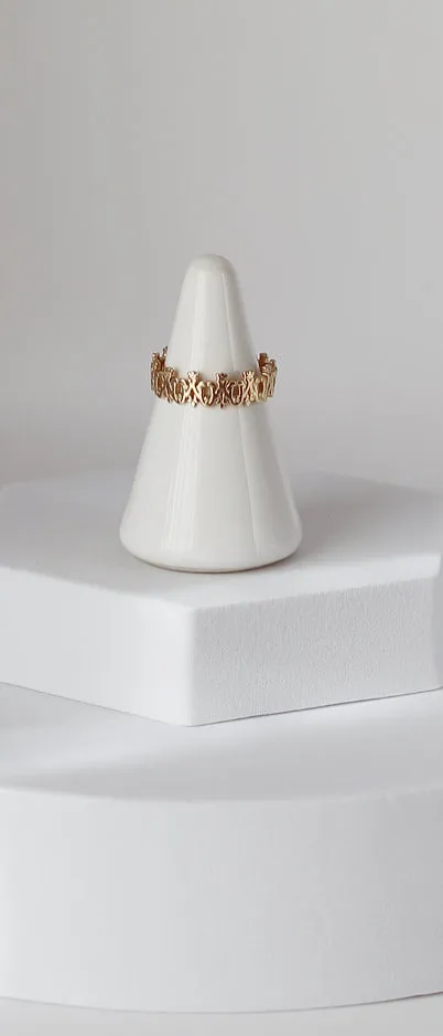 Maria Auspice Ring in 14K Gold