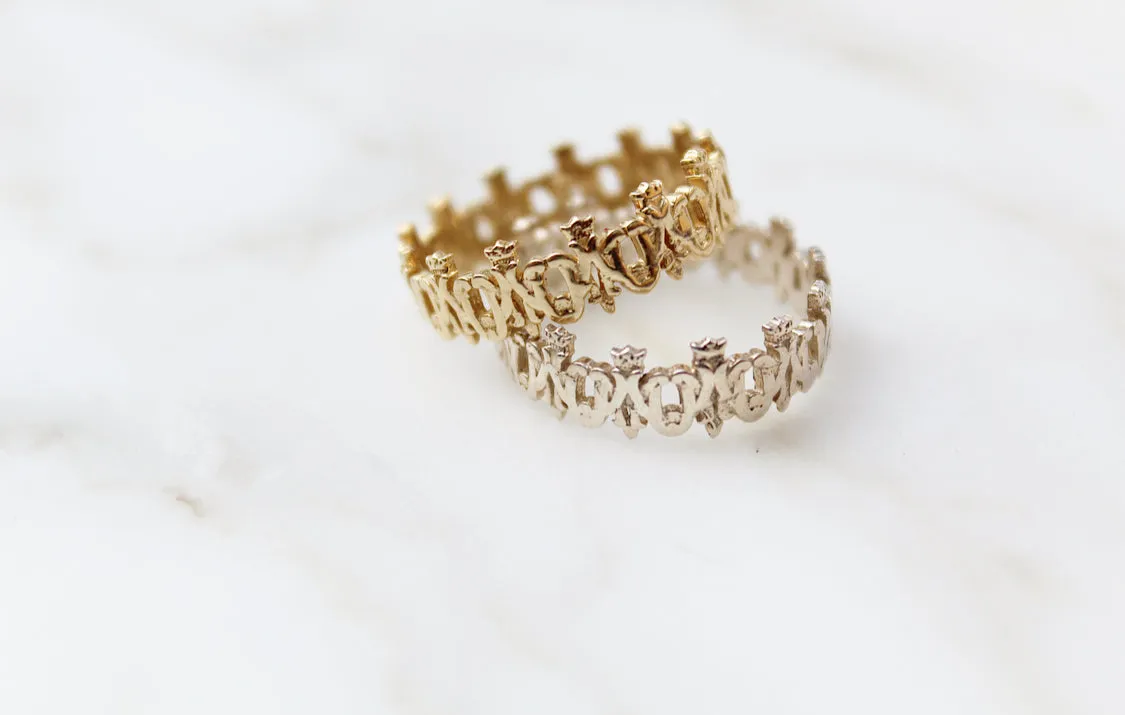 Maria Auspice Ring in 14K Gold