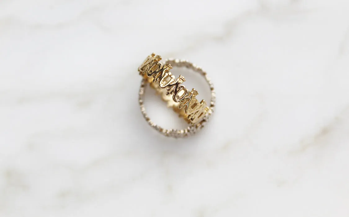 Maria Auspice Ring in 14K Gold