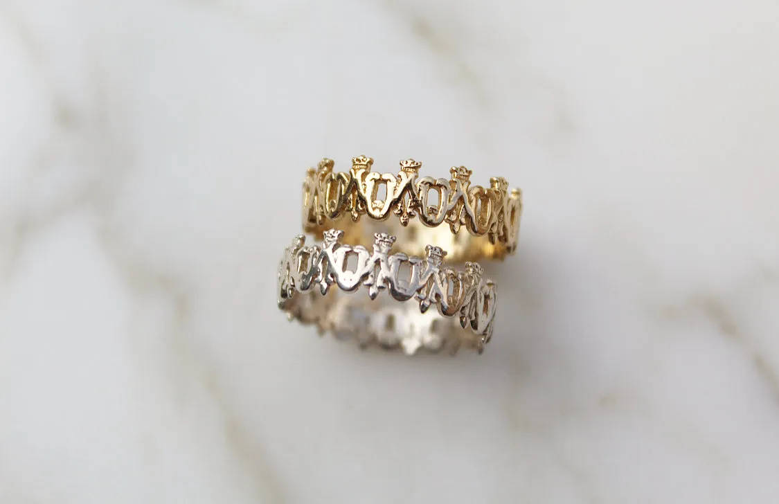 Maria Auspice Ring in 14K Gold