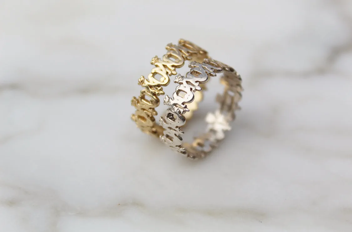 Maria Auspice Ring in 14K Gold