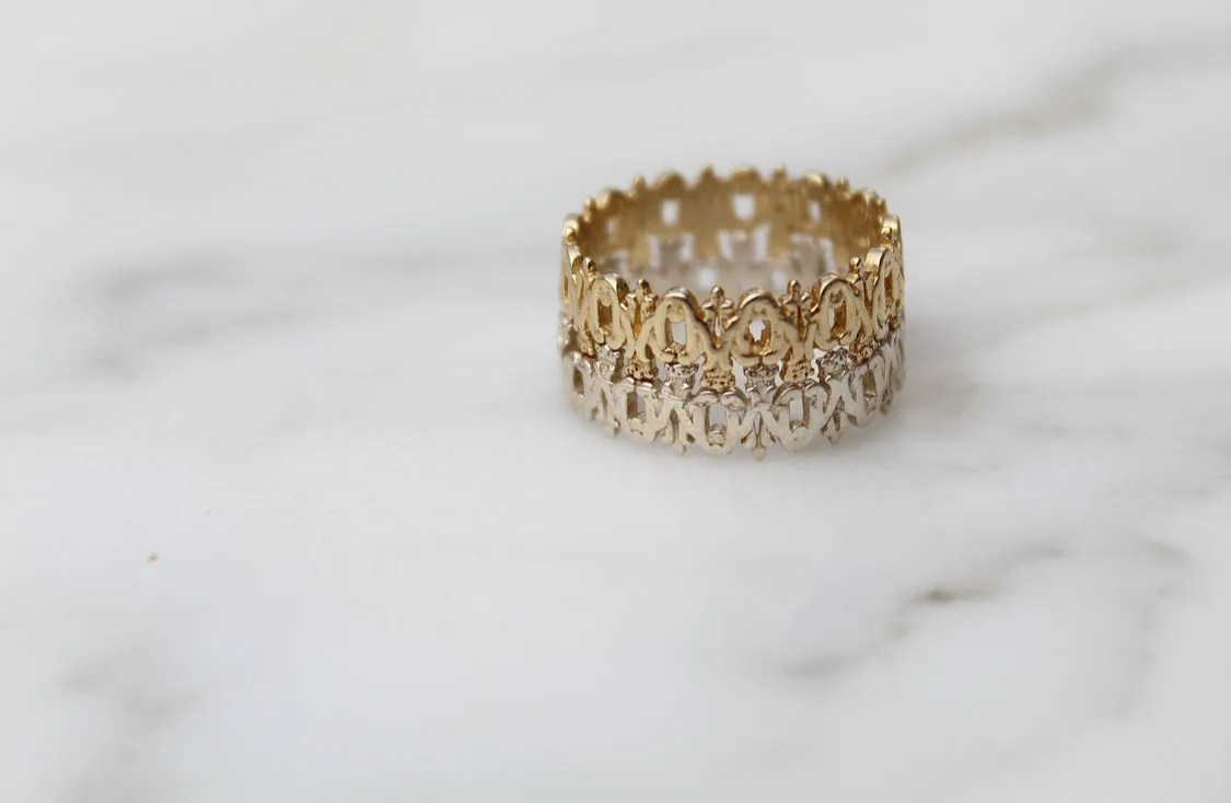 Maria Auspice Ring in 14K Gold