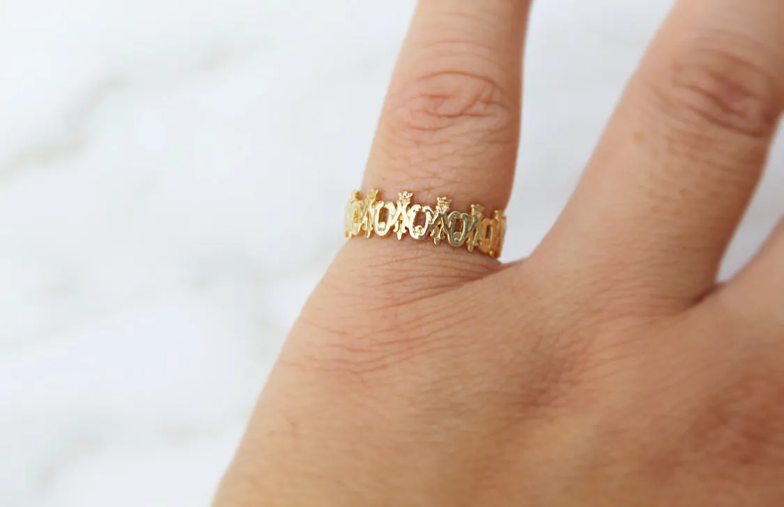 Maria Auspice Ring in 14K Gold