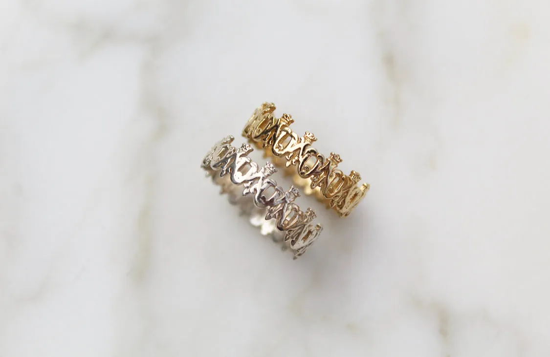 Maria Auspice Ring in 14K Gold