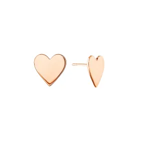 Medium Rose Gold Wings of Love Stud Earrings