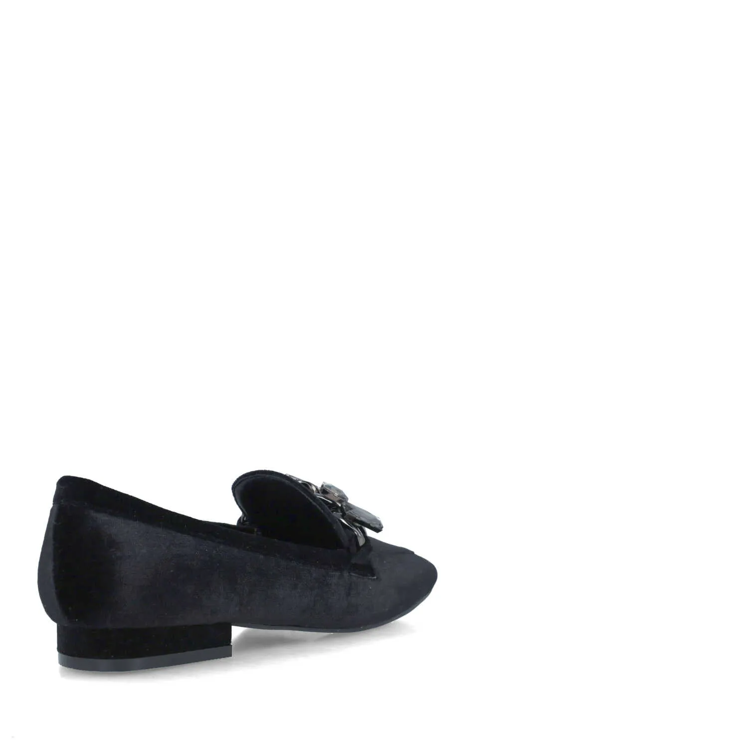 MENBUR Black Velvet Loafer