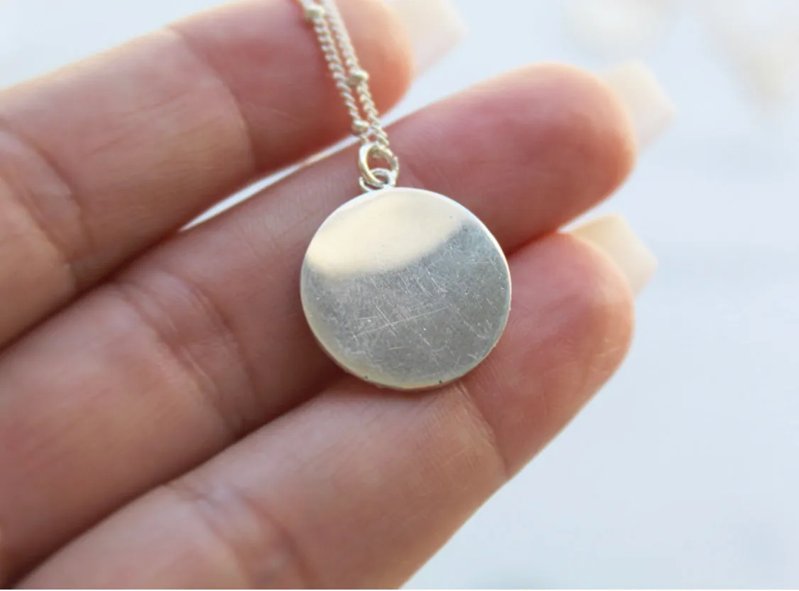 Mother and Child Necklace in 925 Sterling Silver